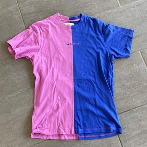 Teddy Fresh short sleeve tee. Size medium. Pink and Blue.